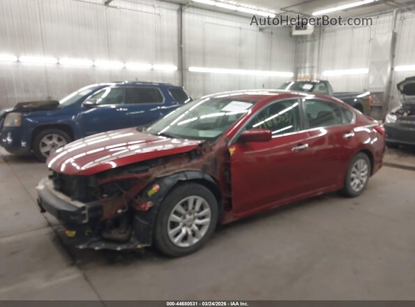 1N4AL3APXGN328151 2016 NISSAN ALTIMA Red Առջևի ձախ երեք քառորդ տեսարան