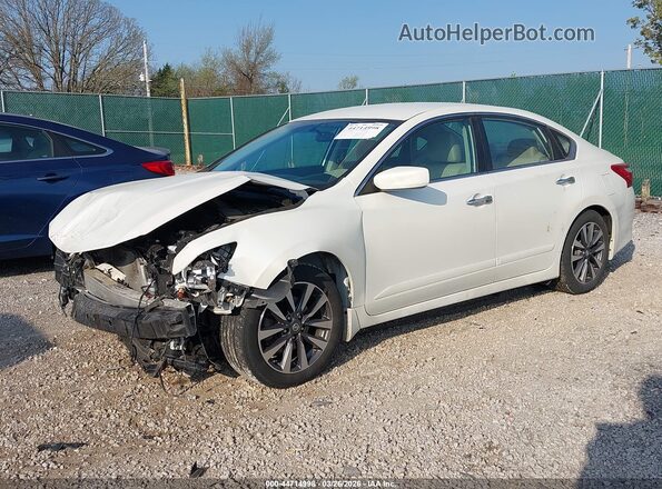 1N4AL3APXHC214809 2017 NISSAN ALTIMA White Առջևի ձախ երեք քառորդ տեսարան