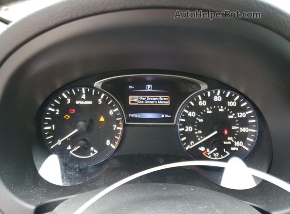 1N4AL3APXHC486986 2017 NISSAN ALTIMA Black ხელსაწყოთა პანელის ხედი