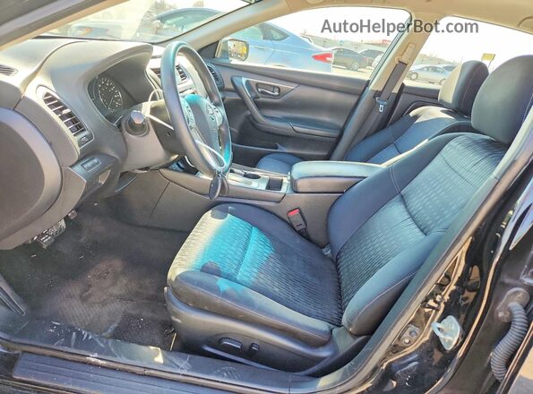 1N4AL3APXHC496997 2017 NISSAN ALTIMA Black Widok wnętrza z przodu