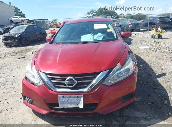 1N4AL3APXHN314087 2017 NISSAN ALTIMA Red Вид щитка приладів
