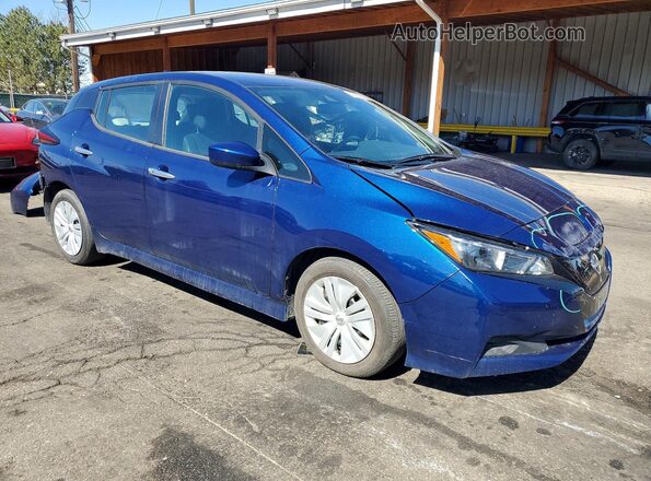 1N4AZ1BV0SC565154 2025 NISSAN LEAF Синий Передняя правая четверть