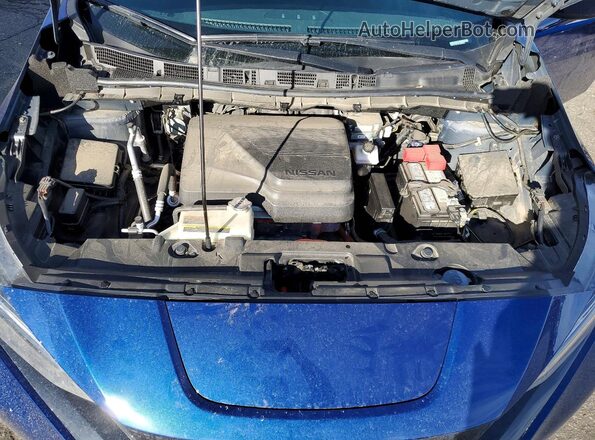 1N4AZ1BV3PC555645 2023 NISSAN LEAF Blue Rear interior view