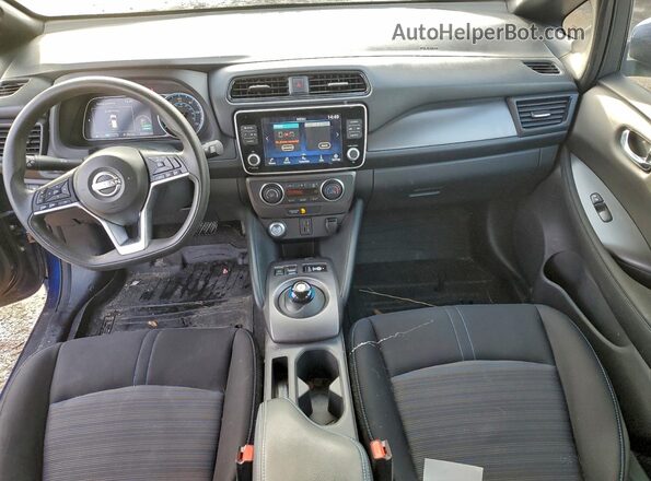 1N4AZ1BV4PC555864 2023 NISSAN LEAF Blue Առջևի վահանակի տեսք
