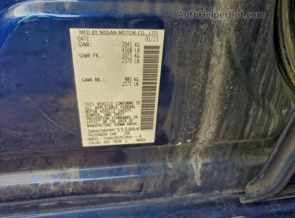 1N4AZ1BV4PC555864 2023 NISSAN LEAF Blue Շարժիչի բաժամունքի տեսք