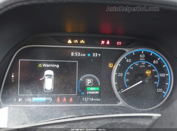 1N4AZ1BV4PC559851 2023 NISSAN LEAF Silver Вид задніх сидінь