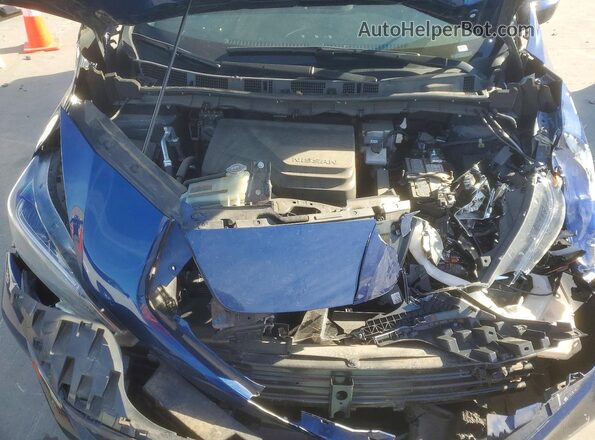 1N4AZ1BV7PC561593 2023 NISSAN LEAF Blue Widok wnętrza z tyłu