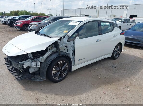 1N4AZ1CP3JC301148 2018 NISSAN LEAF White Przód lewy