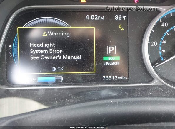 1N4AZ1CP3JC301148 2018 NISSAN LEAF White 