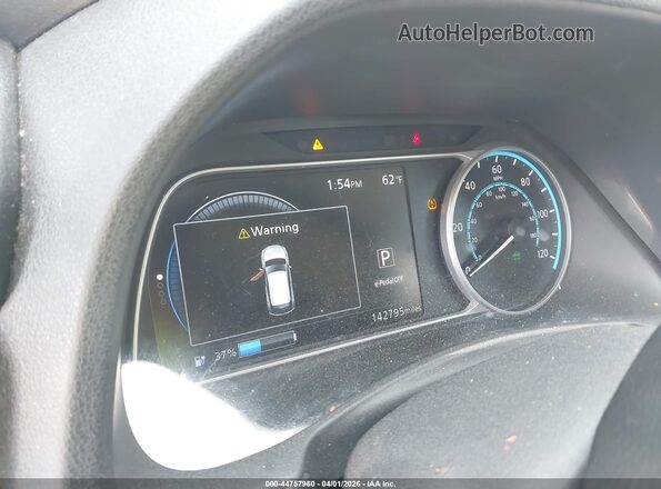 1N4AZ1CP7JC309429 2018 NISSAN LEAF White Vista interior trasera