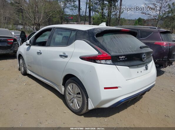 1N4AZ1CP7JC309429 2018 NISSAN LEAF White Trasero izquierdo