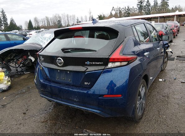 1N4AZ1CP7LC302452 2020 NISSAN LEAF Blue Trasero derecho