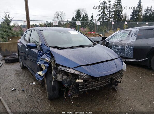 1N4AZ1CP7LC302452 2020 NISSAN LEAF Blue Vista frontal