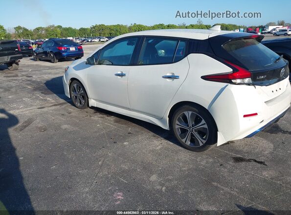 1N4AZ1CV3MC556353 2021 NISSAN LEAF White Հետևի ձախ