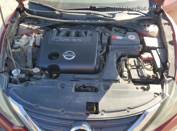 1N4BL3AP5GC139505 2016 NISSAN ALTIMA Maroon Rear interior view
