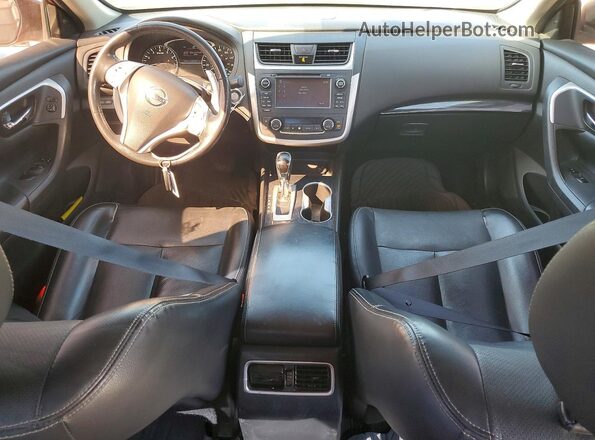 1N4BL3AP5GC139505 2016 NISSAN ALTIMA Maroon Dashboard view