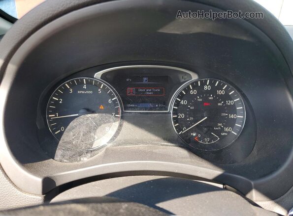 1N4BL3AP5GC139505 2016 NISSAN ALTIMA Maroon Instrument cluster view