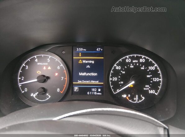 1N4BL4BV0MN338965 2021 NISSAN ALTIMA Black Widok tylnych siedzeń