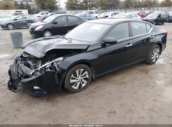 1N4BL4BV1KC134684 2019 NISSAN ALTIMA Black Առջևի ձախ երեք քառորդ տեսարան