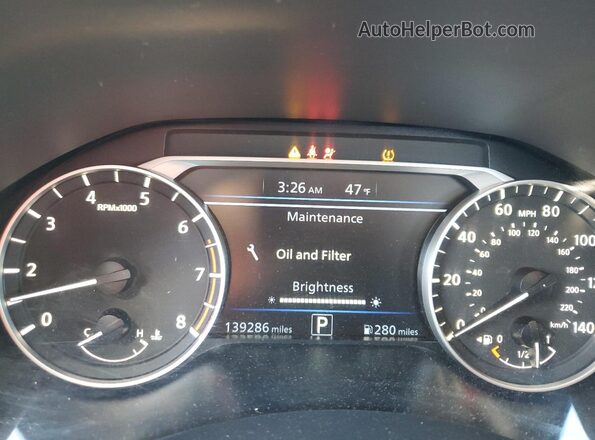 1N4BL4BV6LC170775 2020 NISSAN ALTIMA Gray Instrument cluster view