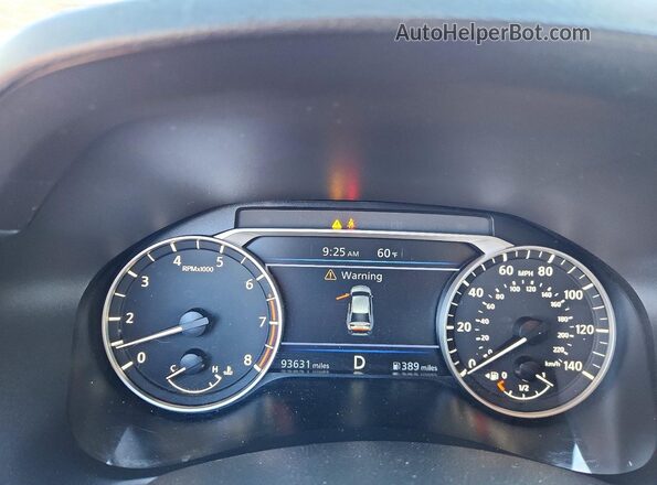 1N4BL4BVXLC200666 2020 NISSAN ALTIMA White Սարքավորումների վահանակի տեսք