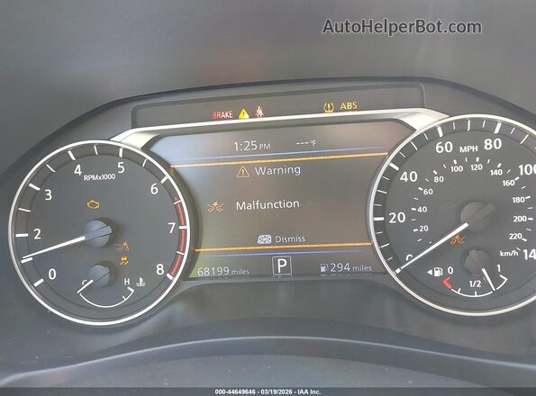 1N4BL4CV0LC232167 2020 NISSAN ALTIMA Серый Вид задних сидений