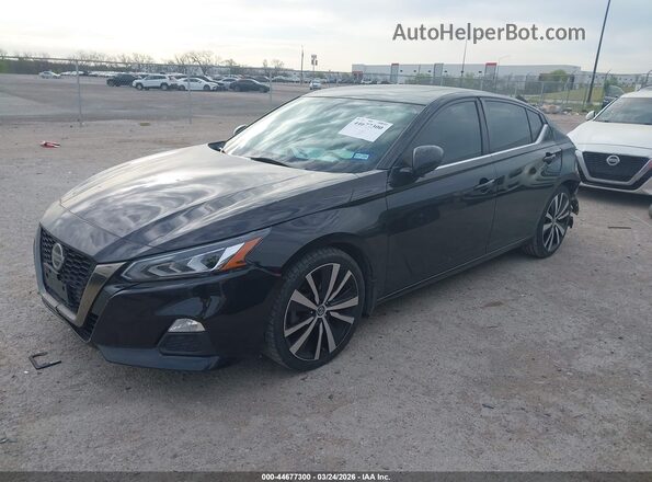 1N4BL4CV3KC256140 2019 NISSAN ALTIMA Black წინა მარცხენა ხედი სამი მეოთხედიდან