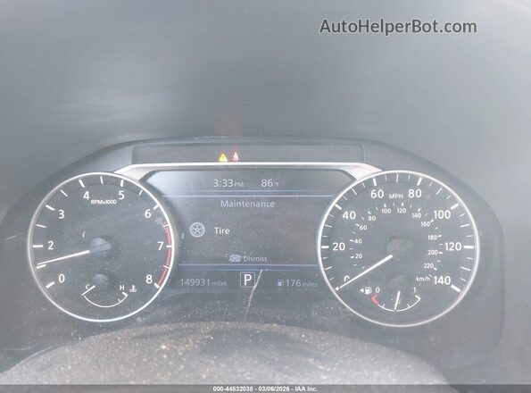1N4BL4CV5MN376237 2021 NISSAN ALTIMA Black Հետևի նստատեղերի տեսք