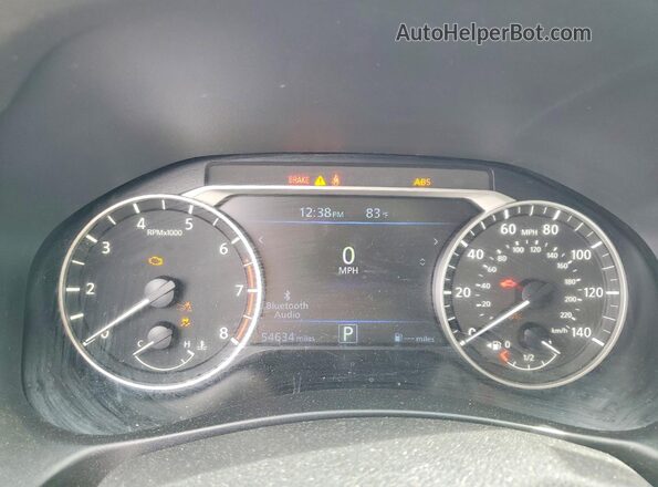 1N4BL4CV6MN342405 2021 NISSAN ALTIMA Gray Вид щитка приладів