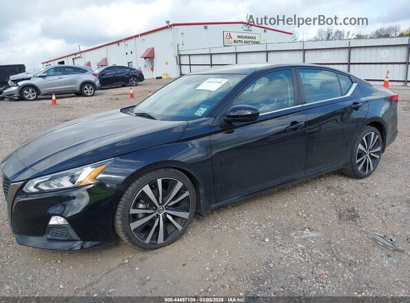 1N4BL4CV9MN343175 2021 NISSAN ALTIMA Black Vista tres cuartos delantera izquierda