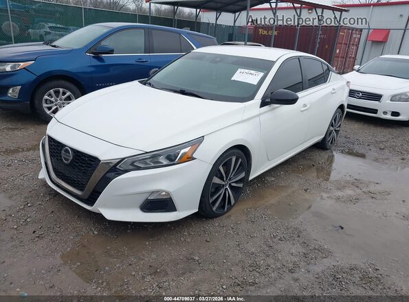 1N4BL4CV9MN345170 2021 NISSAN ALTIMA White წინა მარცხენა ხედი სამი მეოთხედიდან