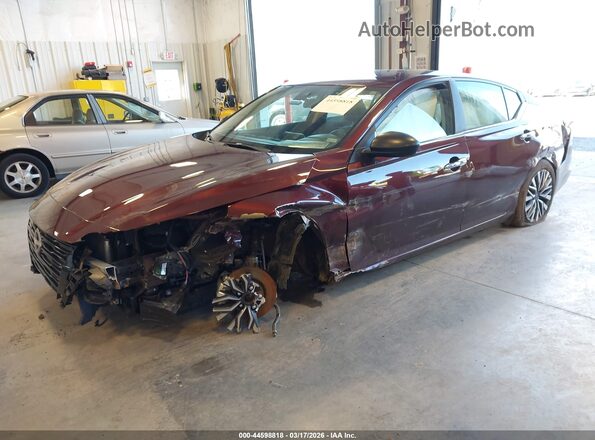 1N4BL4DV0SN326504 2025 NISSAN ALTIMA Red წინა მარცხენა ხედი სამი მეოთხედიდან