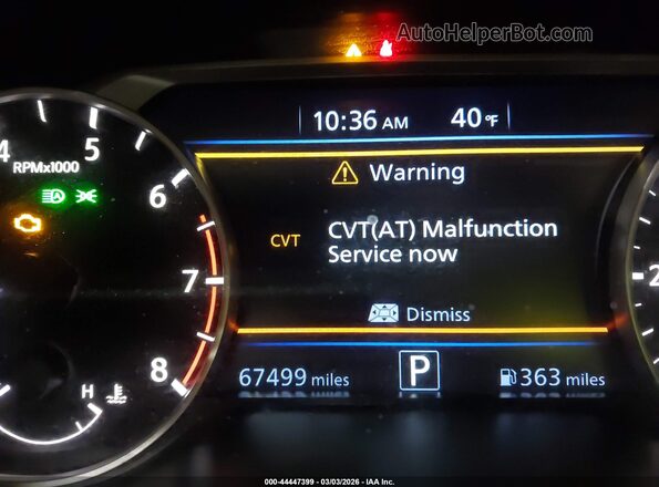 1N4BL4DV2MN416725 2021 NISSAN ALTIMA Серебряный 
