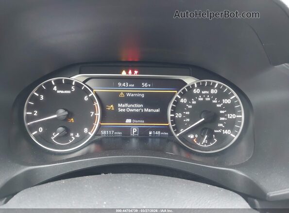 1N4BL4DV2PN377820 2023 NISSAN ALTIMA Gray Widok tylnych siedzeń