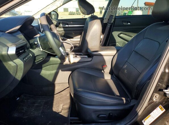 1N4BL4EV6MN340540 2021 NISSAN ALTIMA Black Widok wnętrza z przodu