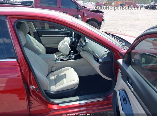 1N4BL4EV9MN377260 2021 NISSAN ALTIMA Red Vista interior delantera
