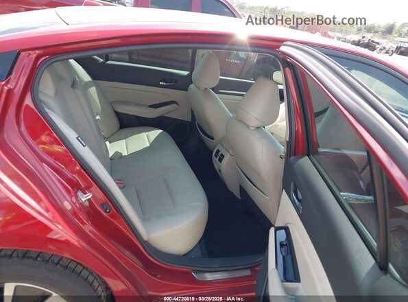 1N4BL4EV9MN377260 2021 NISSAN ALTIMA Red Vista de la etiqueta del VIN
