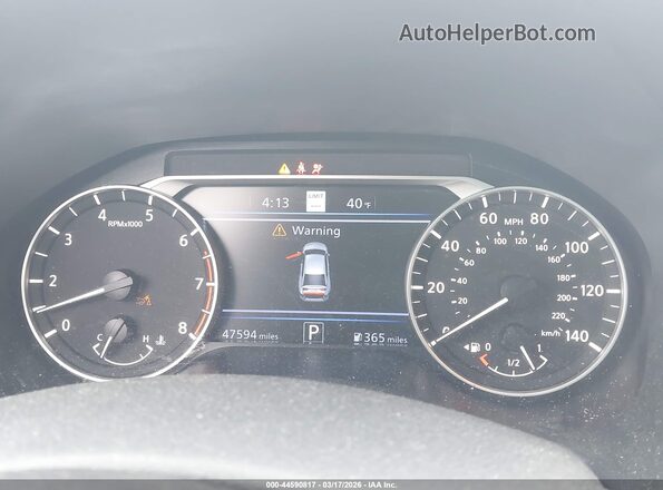 1N4BL4EW6MN372736 2021 NISSAN ALTIMA Black Widok tylnych siedzeń