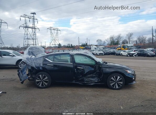 1N4BL4EW6MN372736 2021 NISSAN ALTIMA Black Widok wnętrza z tyłu