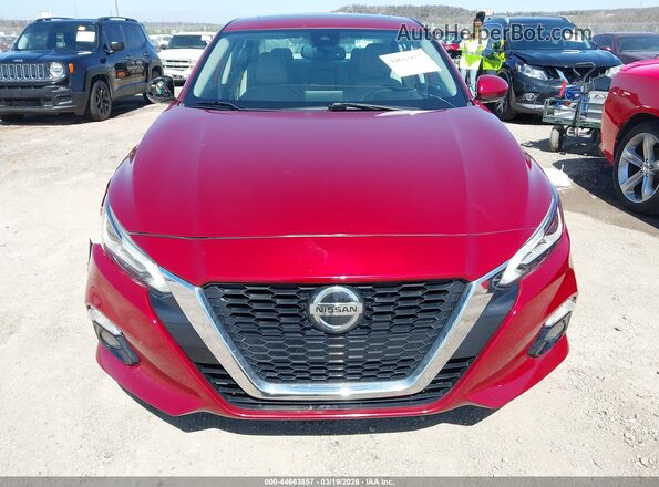 1N4BL4FV9KC101250 2019 NISSAN ALTIMA Red Instrument cluster view