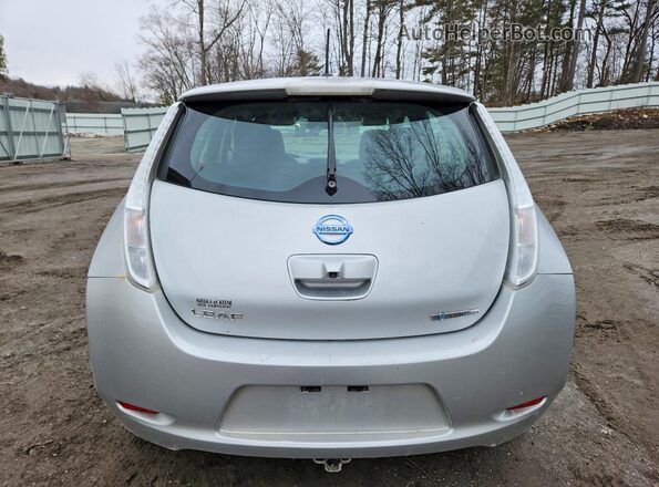 1N4BZ0CP1HC303568 2017 NISSAN LEAF Silver უკანა ხედი