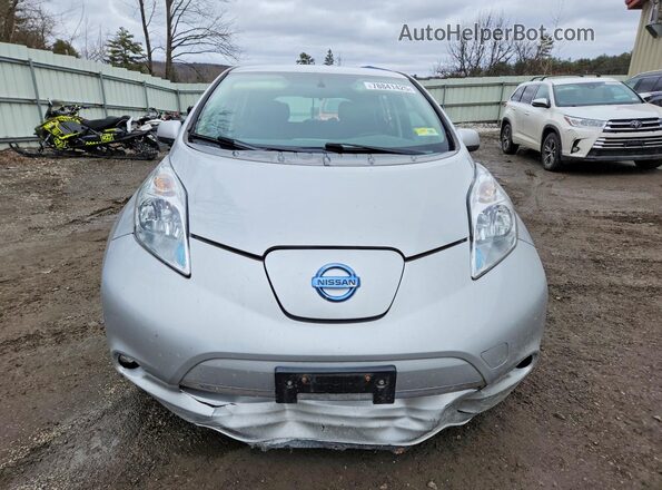 1N4BZ0CP1HC303568 2017 NISSAN LEAF Silver წინა ხედი