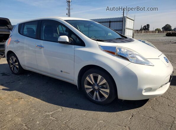 1N4BZ0CP4GC301974 2016 NISSAN LEAF White Delantero derecho