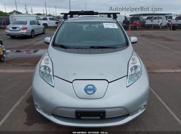 1N4BZ0CP4HC301992 2017 NISSAN LEAF Silver Вид спереду