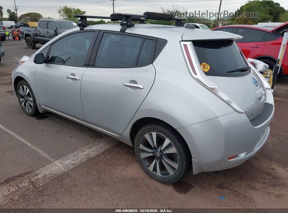 1N4BZ0CP4HC301992 2017 NISSAN LEAF Silver Задня ліва чверть