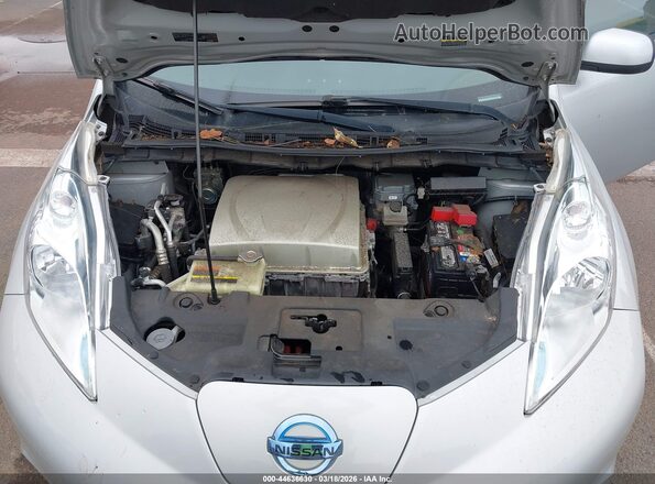 1N4BZ0CP4HC301992 2017 NISSAN LEAF Silver Вид ззаду