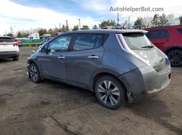 1N4BZ0CP4HC307310 2017 NISSAN LEAF Gray Հետևի ձախ