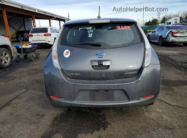 1N4BZ0CP4HC307310 2017 NISSAN LEAF Gray Հետևի տեսք