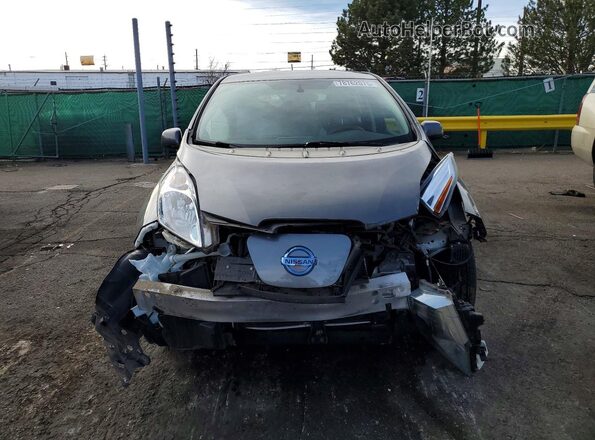 1N4BZ0CP4HC307310 2017 NISSAN LEAF Gray Դիմացի տեսք