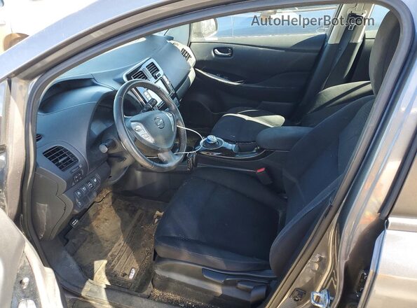 1N4BZ0CP4HC307310 2017 NISSAN LEAF Gray Սալոնի դիմացի տեսք